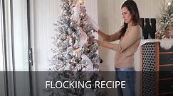 How to Make Flocking | Flocking Recipe for Christmas