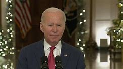 Biden offers Christmas message from the White House