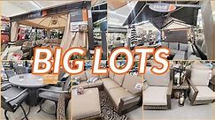 BIG LOTS OUTDOOR PATIO FURNITURE AND GAZEBO SHOP WITH ME