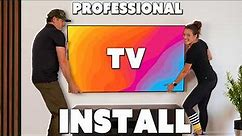 Install your TV on the Wall - Learn from a Pro