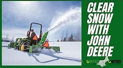 How To Remove Snow 3 Different Ways | John Deere Tips | Equipment available at United AG & Turf