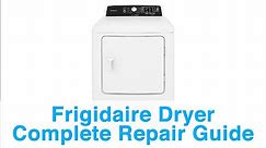 Frigidaire Dryer Complete Repair Guide - Troubleshooting and Error Codes