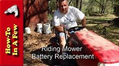 How To: Replace Your Riding Lawnmower Battery