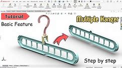 How to Make Clothes Hanger in SolidWorks - SolidWorks Tutorial