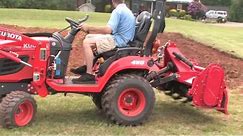 How To Till and Rotovate Your Garden With A Subcompact Tractor/Kubota BX