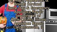 Appliance Repair Carpentersville, IL 630-425-0827