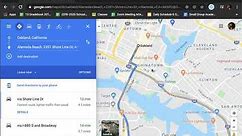 Google Maps How To: Driving Distance vs Displacement