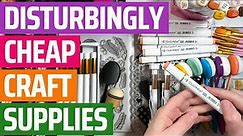 Disturbingly CHEAP v Expensive Craft Supplies 🧡 Are they worth it?