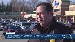 Owner of stolen car chases down alleged thief, shoots them in neck at NKY Kroger