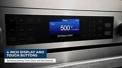 Cosmo Commercial-Style 30 in. 5 cu. ft. 5 Burner Electric Range with Self-Cleaning Convection Oven in Stainless Steel COS-305AERC