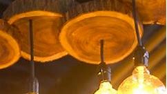 Tips & Crafts for Woodworking Making Hanging Home Light Decorations Out of Log Wood#DIY #Woodworking #decoration #carpentry #reelsfb | Woodworking TV