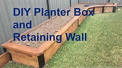 DIY: Retaining Wall & Planter Box