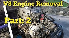 How to Remove Ford V8 Engine Part 2 - F150