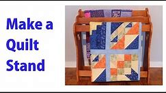 Make a Wooden Quilt Rack - woodworkweb