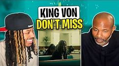 GRANDSON !!! King Von "Don't Miss" (Official Video) | DAD REACTION