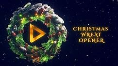 Christmas Wreath Opener (Widescreen | Logo) | Renderforest