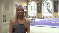 LSU gymnast doubles as social media star