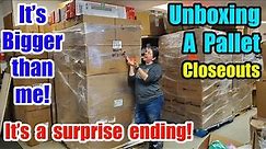 Unboxing a Towering Pallet of Close out items. Check out the amazing finds!