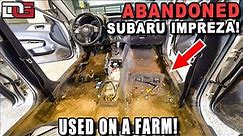 First Wash in a Decade: ABANDONED Subaru Impreza! | Car Detailing Restoration