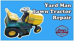 Abandoned Lawn Tractor: Yard Man Mower Repair