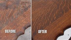 Vintage Furniture Restoration | Part 2 - Refinishing an Old Oak Table
