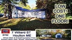 Low Cost Homes For Sale In Maine | 7 Willard St Houlton ME 04730 MOOERS REALTY #8782