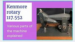 How to operate #kenmore 117 sewing machine #kenmore 117.552