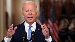 Watch President Biden's full speech on the end of Afghanistan war