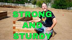 How to Make a Strong Wood Raised Bed