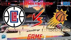 NBA Playoffs First Round: #5 Los Angeles Clippers (44-38) @ #4 Phoenix Suns (45-37) Game 1