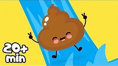 Flush me Poo Poo Song and More | Healthy Habits Stories for Kids