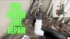 1” PVC Water Line Leak