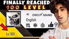 Omg 😱 I Completed 100 Level Of VK OWII - Became HIGHEST Level Player In The World 🌎 | Rufe Bhai FF