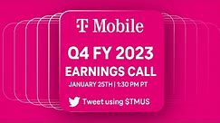 T-Mobile Q4 2023 Earnings Call Livestream