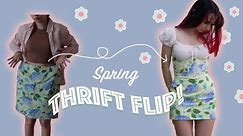 Spring THRIFT FLIP: Transforming Boring Clothes into Trendy Outfits!