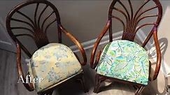 How to Reupholster a Chair in 5 Minutes.
