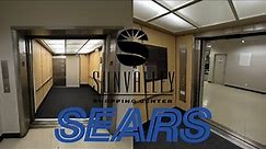Sears Sunvalley Shopping Center Concord CA, Massive Otis Hydraulic Elevator
