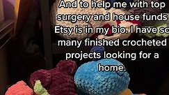 House fund and transitioning fund. Check my bio link its my etsy. Thankyou #trans #crochet #fyp #housefund #fund #etsy