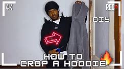 HOW TO MAKE A CROPPED HOODIE |CROPPED HOODIE 2024(EASY DIY)#trending #diy #stylingtips #fashion