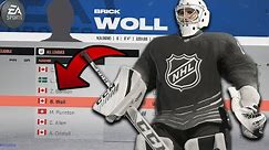 I simulated the career of a STAND-UP franchise goalie