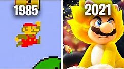 Evolucion Super Mario Bros | (1985 - 2021)