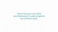 How to Use the programs on Bosch Dishwasher