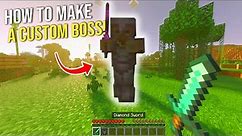 How to Make a Custom Boss in MInecraft *Bedrock*