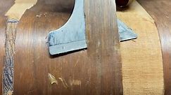 Repair And Restoration Of A Damaged Dresser Veneer
