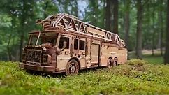 Rescue Firetruck - WoodTrick biggest wooden car 3D model