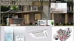 Central Air Conditioner Installation in Dubai.