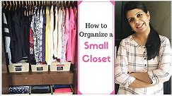 How To Organize A Small Closet- Closet organization Ideas