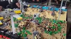 Huge LEGO D-Day Omaha Beach Battle