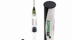 Kopperko Borosilicate Glass Syringe with Needle, Luer Lock 1ml syringe for Pets - 1 Pack (Single)