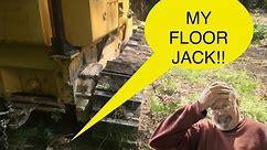 CRUSHED FLOOR JACK REPAIR